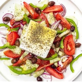 Homemade Greek Dinner for 4 PLUS cookbook item