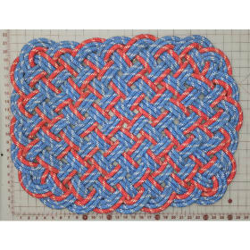 22" x 28" upcycled rope rug item