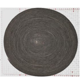 Reversible 35" x 38" upcycled rope rug item