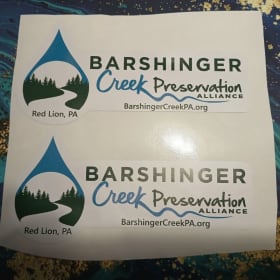 Vinyl Logo Sticker, 1 per sheet item