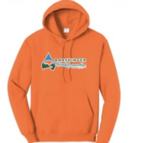 Adult Hoodie, 2XL Steel Blue, Dark Green, Orange item