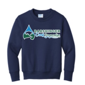 YOUTH Crew Sweatshirt, MED - XL Dk. Green, Navy, Sports Grey item