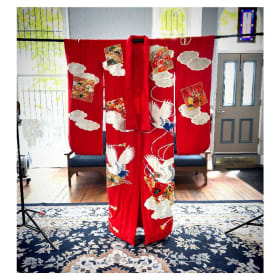 Twentieth Century antique Japanese wedding kimono item