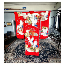 Twentieth Century antique Japanese wedding kimono item