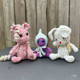 Handmade Crocheted Dragon – Your New Mischievous Sidekick! item