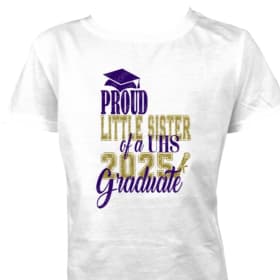 Proud LITTLE SISTER T-Shirt / Size: Size: 2X - 3X item