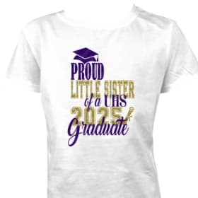 Proud LITTLE SISTER T-Shirt / Size: Size: 4X - 5X item