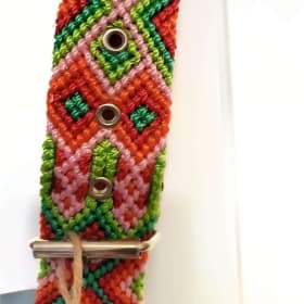 Tulum HM Woven Nylon & Leather L Dog Collar L item