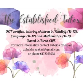 The Established Tutor - 1 Session Voucher (1 of 3) item