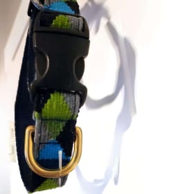 Auburn leather crafters Side-Release Dog Collar – Argyle med item