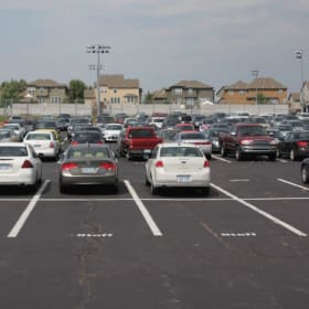 Parking space for home games item