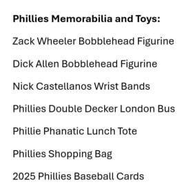 Phillies Gift Basket item