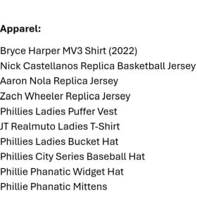 Phillies Gift Basket item