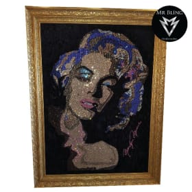 Marilyn Monroe Crystal Portrait by Mr. Bling item