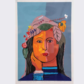 Bid on "La Pregonera" by Victor Ulloa! item