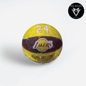 Custom Swarovski-Crystal Lakers Basketball by Mr. Bling item