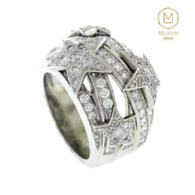 Elegant Marvin Jewelry Channel Ring – Bid Now! item