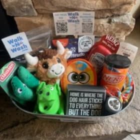 Walk N Wash toy and treat basket item
