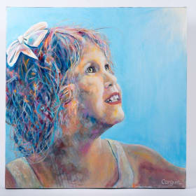 Peinture acrylique 30"x30" - REGARD VERS L'ESPOIR item