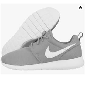 Nike Kids Roshe One (GS) Wolf Grey/White Running Shoe 6 Kids item