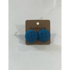 Boucles d'oreilles bleues et brunes 2 item