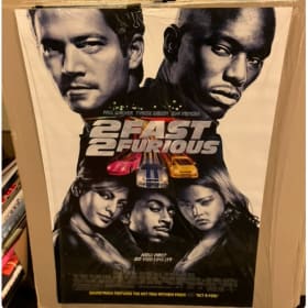 2 FAST 2 FURIOUS MOVIE POSTER ORIGINAL 27X40 INCHES D/S item