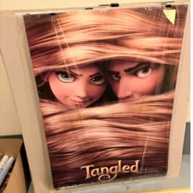 TANGLED MOVIE POSTER TEASER DISNEY 27X40 INCHES DOUBLE SIDED item