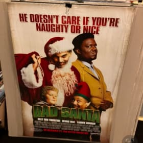 BAD SANTA MOVIE POSTER ORIGINAL 27X40 INCHES DOUBLE SIDED item