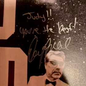 ED WOOD POSTER SIGNED BY COMEDIAN DANA GOULD item