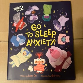 INSIDE OUT 2 GO TO SLEEP ANXIETY BOOK DISNEY PIXAR item