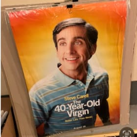 THE 40 YEAR OLD VIRGIN MOVIE POSTER CARELL ROGEN 27X40 D/S item