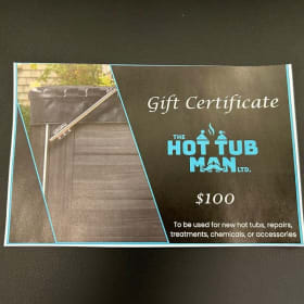 Hot Tub Man Gift Certificate 1 item