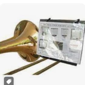 Music flip folder & lyre - See description for instrument item