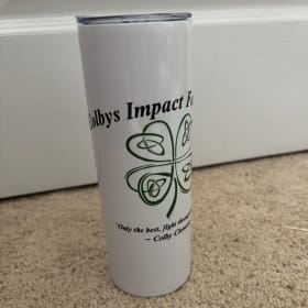 20oz Stainless Steel Tumblers with Plastic Straws item