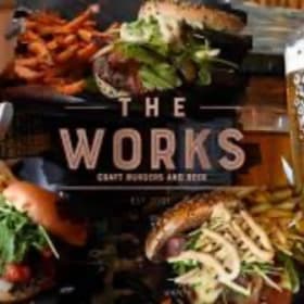Dinner for Two at the Works Gourmet Burger Bistro #1 item