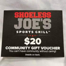 $20 Gift Voucher to Shoeless Joe's #2 item