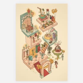 4x6 Mini Print - GOLDEN WISH item