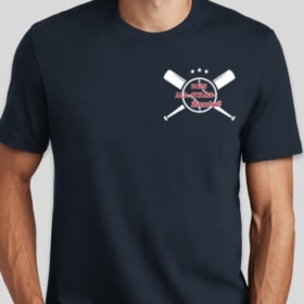 Adult Unisex T-Shirt- Pocket Style Navy Blue 8-10U item