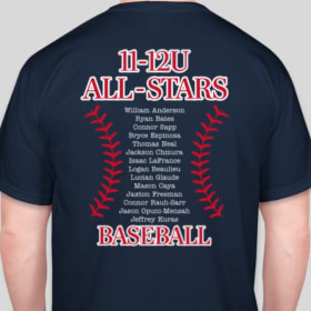 Youth T-Shirt- Full Style Navy Blue 11-12U item