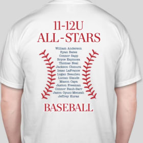 Adult T-Shirt- Full Style White 11-12U item