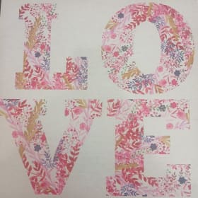 LOVE print item