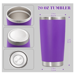 ECHF Purple Tumbler 20 oz item