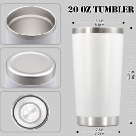 ECHF White Tumbler 20 oz item