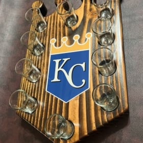 Royals shot glass holder item