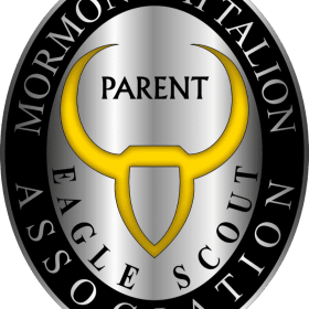 Mormon Battalion Eagle Scout Parent Pin - SA-61893 item