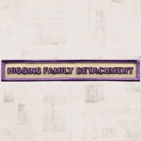 Higgins Family Detachment Segment Patch - Sep to Oct 1846 - item