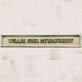 Willis Sick Detachment Segment Patch - Nov 1846 to Jan 1847 item