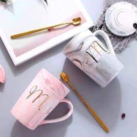 Yesland 13.5 Oz Mr and Mrs Coffee Mugs, Wedding Gifts for Co item