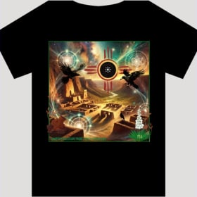 XL Chaco Canyon Sacred Site Tour T-shirt item