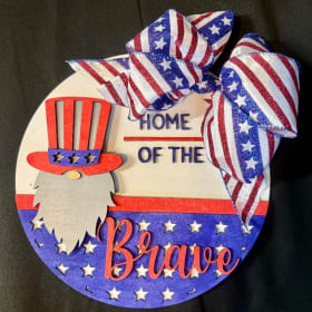 Patriotic Door Hanger item